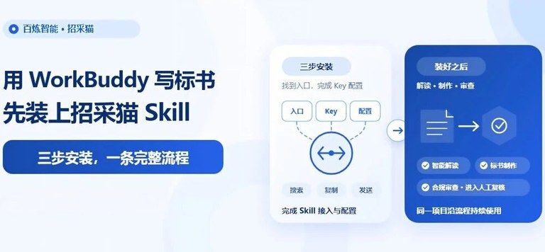 【安装教程】用WorkBuddy写标书，先装上百炼标书写作skill