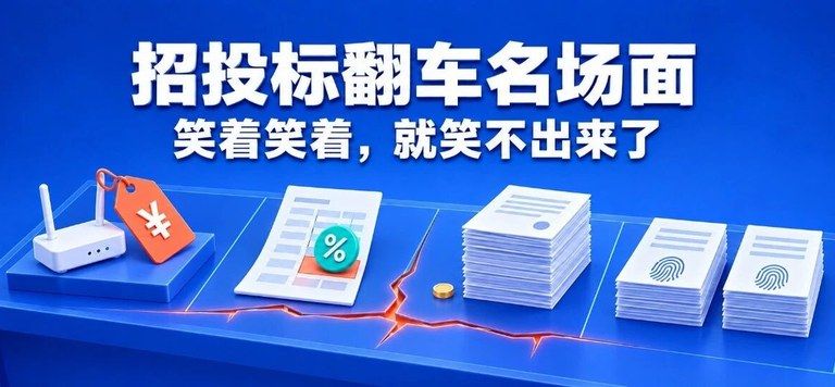 75万买回299元路由器：招投标圈这些“翻车名场面”，笑着笑着就笑不出来了