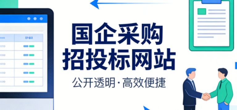 国企采购招投标网站推荐：正规对接，合作有保障